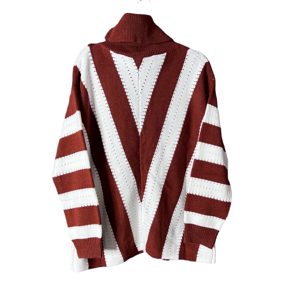 Boutique Striped Turtleneck Sweater
